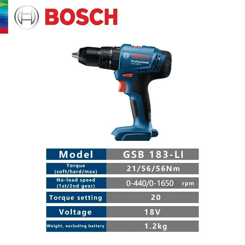 Bosch GSB 183-LI 18V Brushless - Bosch Drill Gsb 18V review and price