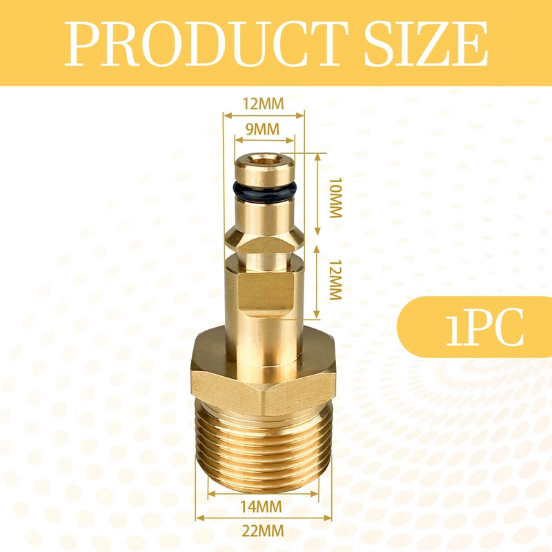 High Pressure Washer Adapter M - Compression Fitting Brass review and price