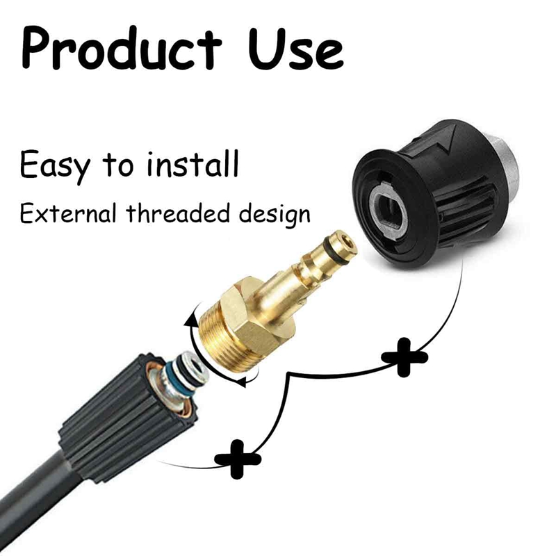 High Pressure Washer Adapter M - Compression Fitting Brass review and price